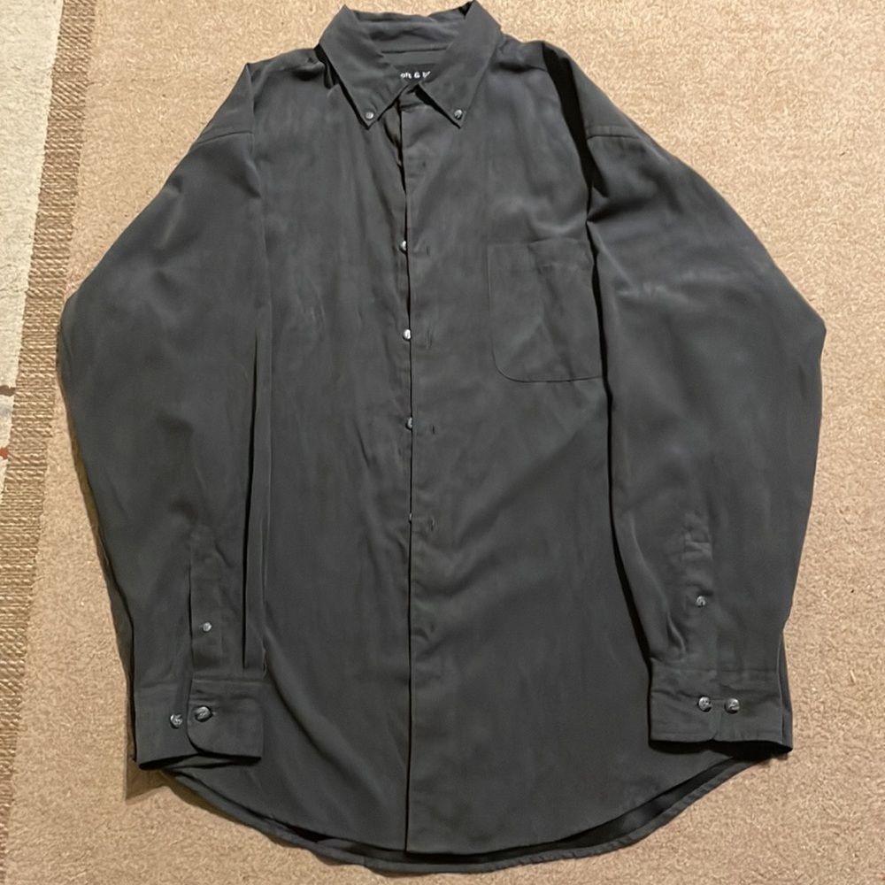Croft and Barrow long sleeve with pocket shirt